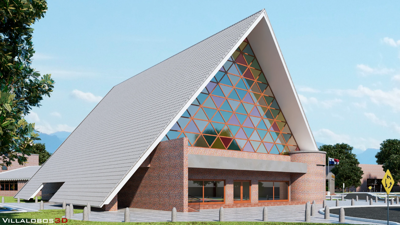 Fachada Capilla Render 2