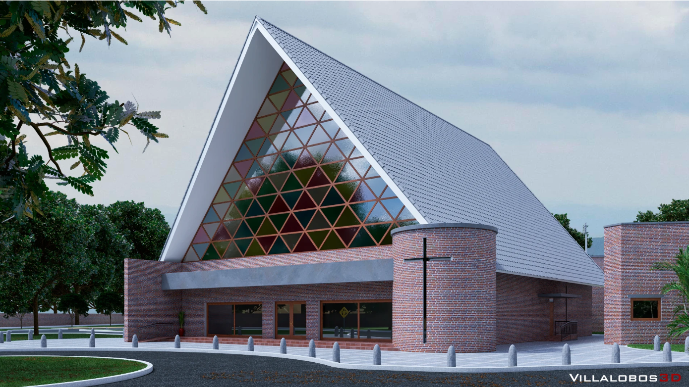 Fachada Capilla Render 4